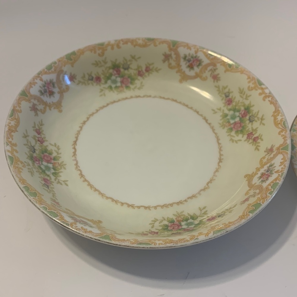 Vintage Noritake Fernand plate and bowl.